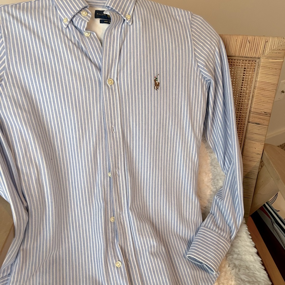 Ralph Lauren knit oxford shirt